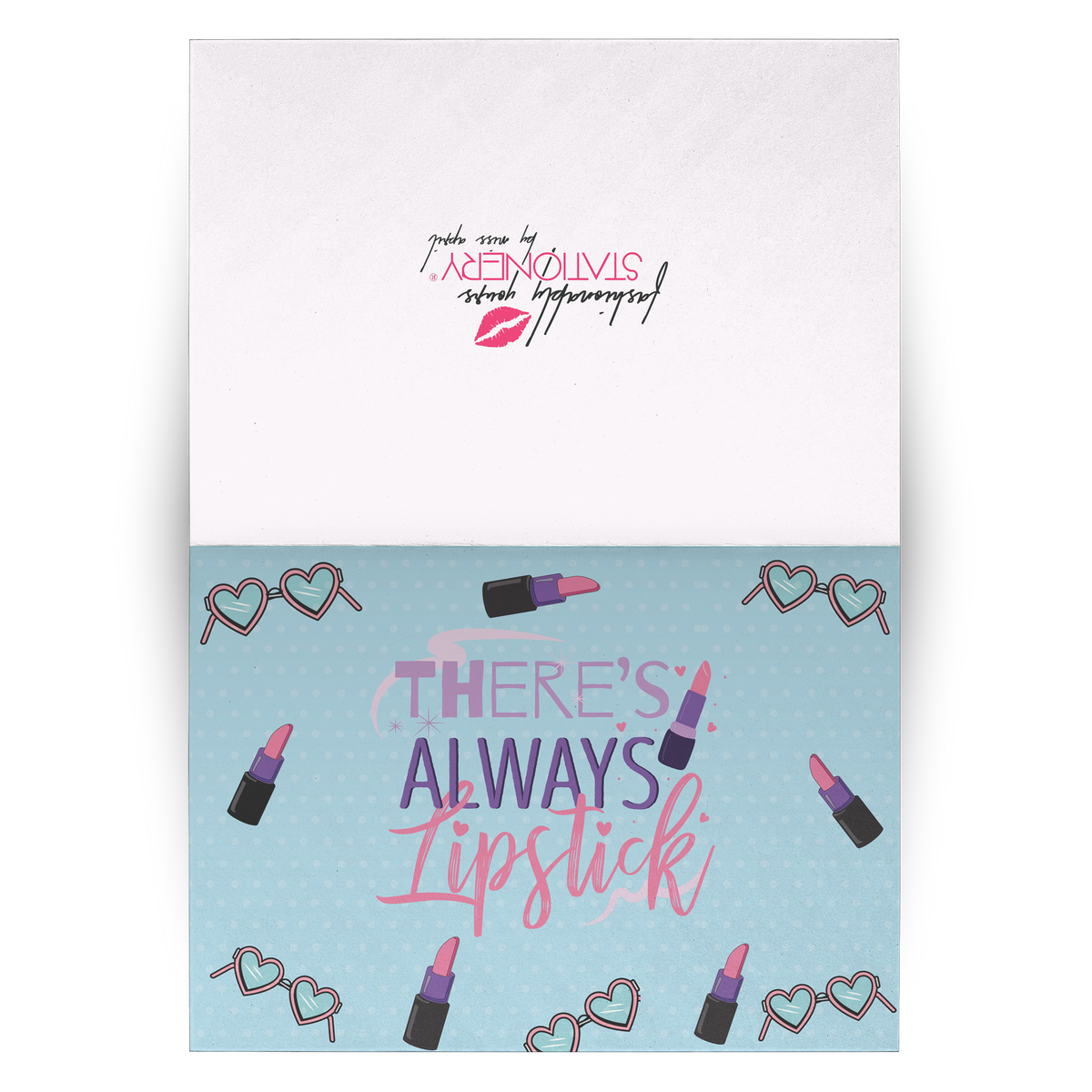 THERE'S ALWAYS LIPSTICK NOTE CARDS